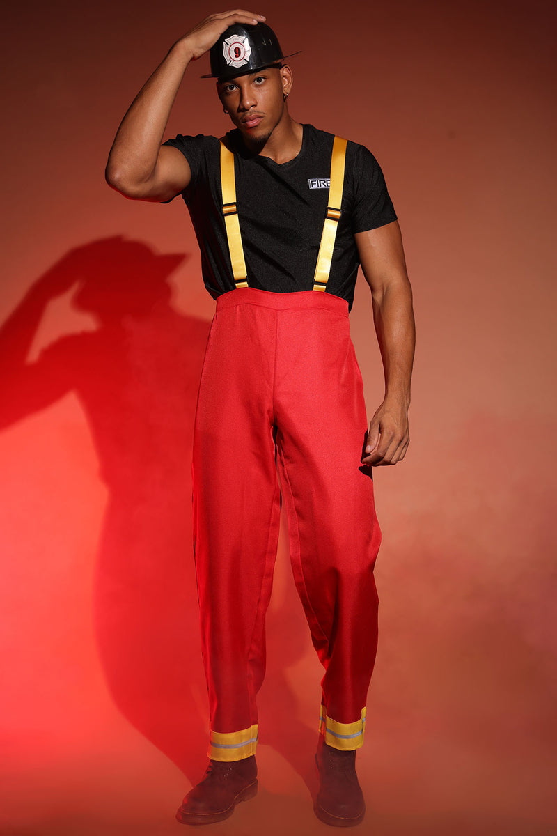 Mr. Flame 3 Piece Costume - Red